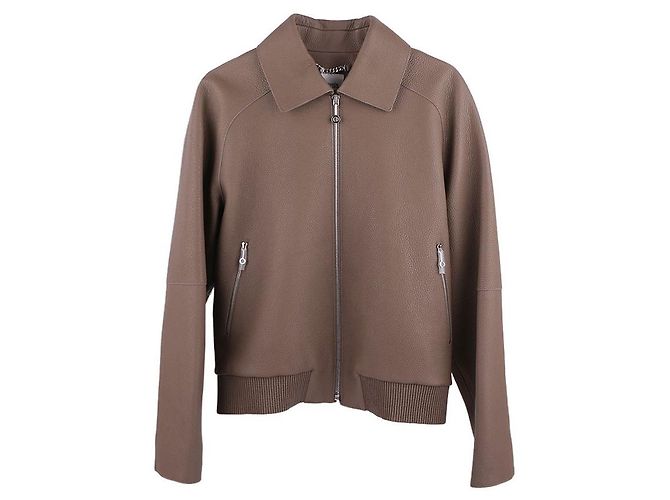 Hermès Chaqueta corta para mujer Castaño - vista 3