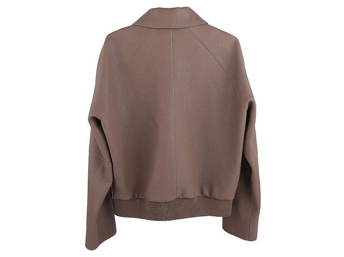 Hermès Chaqueta corta para mujer Castaño - vista 4