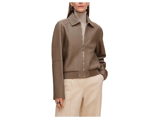 Hermès Chaqueta corta para mujer Castaño - vista 5