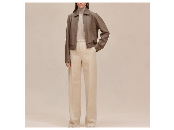 Hermès Chaqueta corta para mujer Castaño - vista 6