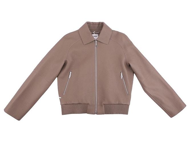 Hermès Chaqueta corta para mujer Castaño - vista 9