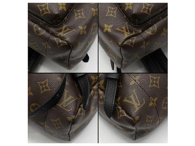 Louis Vuitton Zaino Monogram Palm Springs MM Marrone - vista 11