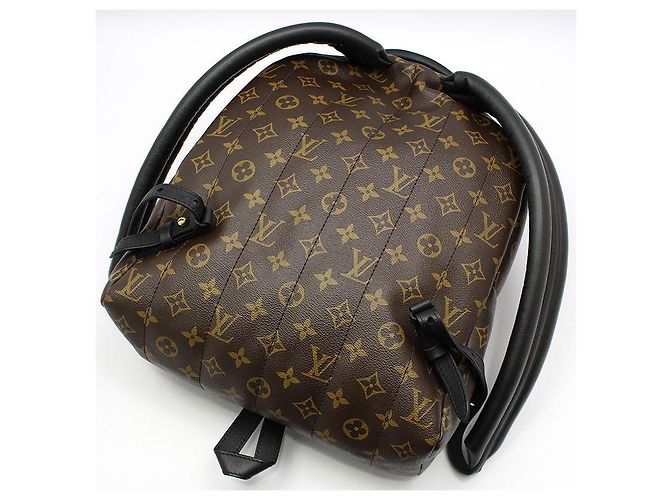 Louis Vuitton Zaino Monogram Palm Springs MM Marrone - vista 4