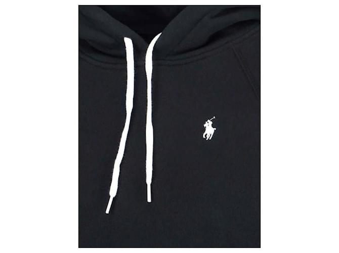 Ralph Lauren Leichter Fleece-Kapuzenpullover Schwarz - Ansicht 7