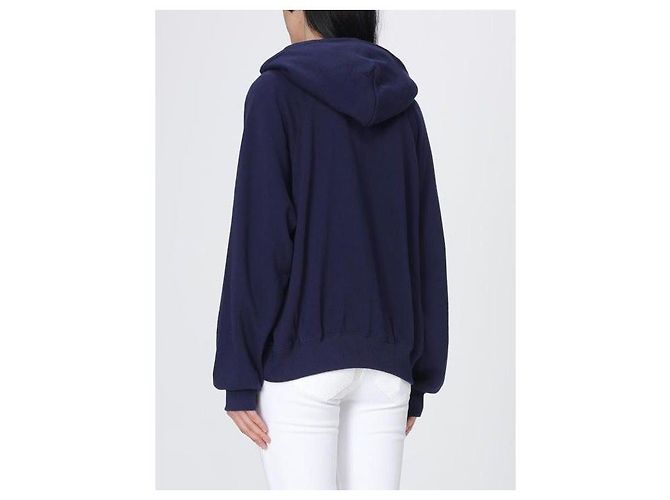 Ralph Lauren Leichter Fleece-Hoodie in Navy - Ansicht 5