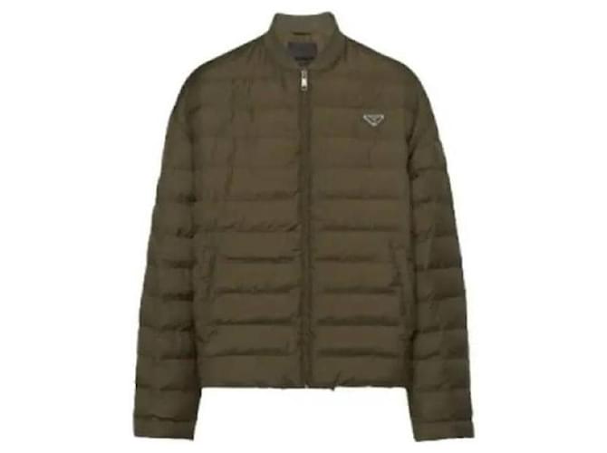 Prada Military Down Jacket Green - view 4