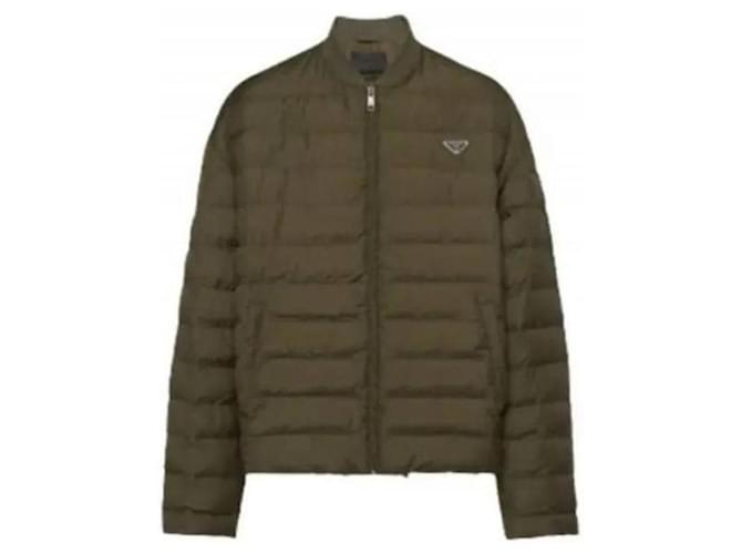 Prada Military Down Jacket Green - view 5