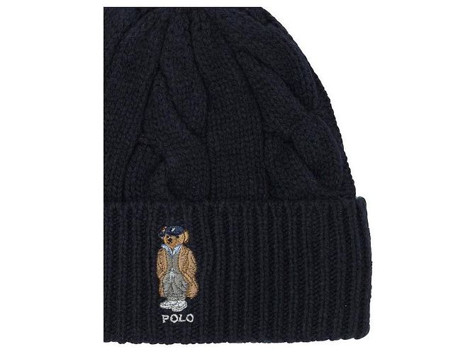 Ralph Lauren Berretto Polo Bear Blu - vista 6