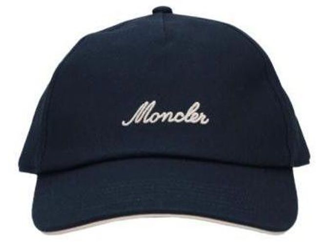 Moncler Cappellino da baseball in cotone - vista 4
