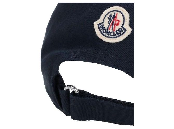 Moncler Cappellino da baseball in cotone - vista 6
