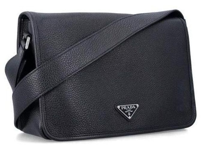 Prada Borsa a tracolla in pelle Nero - vista 5