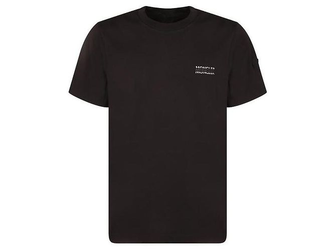 Moncler T-shirt in jersey di cotone Nero - vista 4