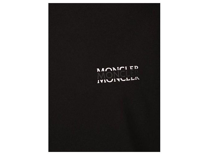 Moncler T-shirt in jersey di cotone Nero - vista 6
