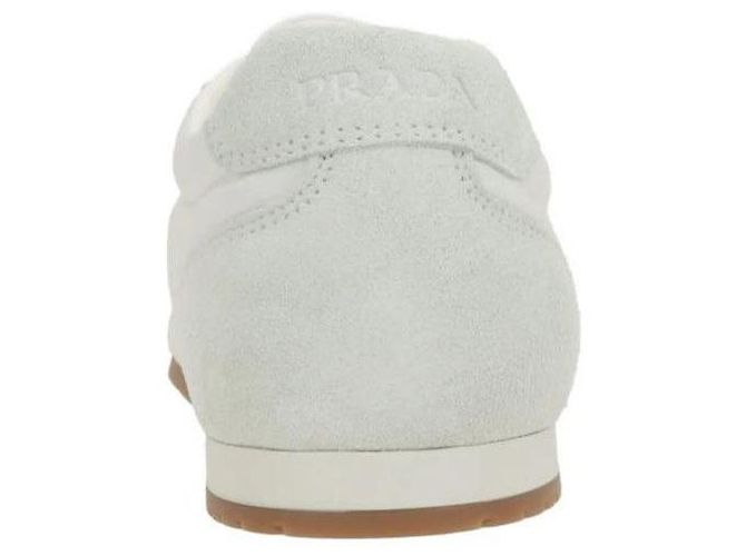 Prada Sneakers in scamosciato e nylon Bianco - vista 6