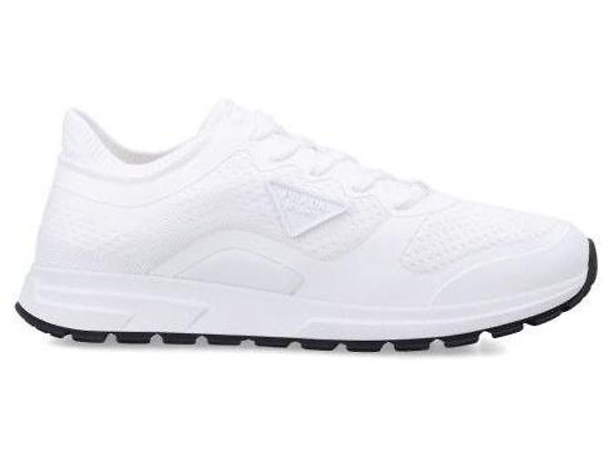 Prada Sneaker in maglia Frax Bianco - vista 4