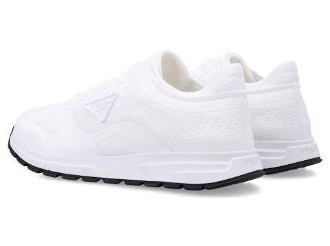 Prada Sneaker in maglia Frax Bianco - vista 7