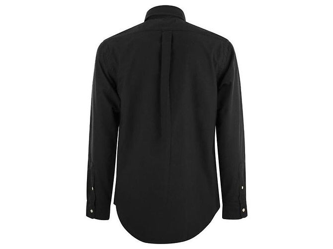 Ralph Lauren Camisa Oxford com logotipo Pony bordado Preto - vista 5