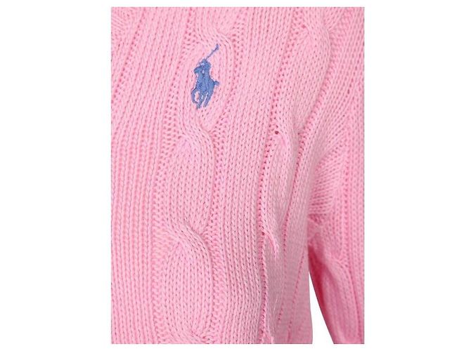 Ralph Lauren Maglia a V in cotone Pima con logo Pony ricamato - vista 6