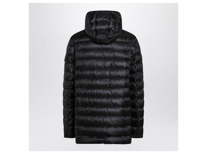 Moncler Parka imbottita a media lunghezza con cappuccio Oahu Nero - vista 5