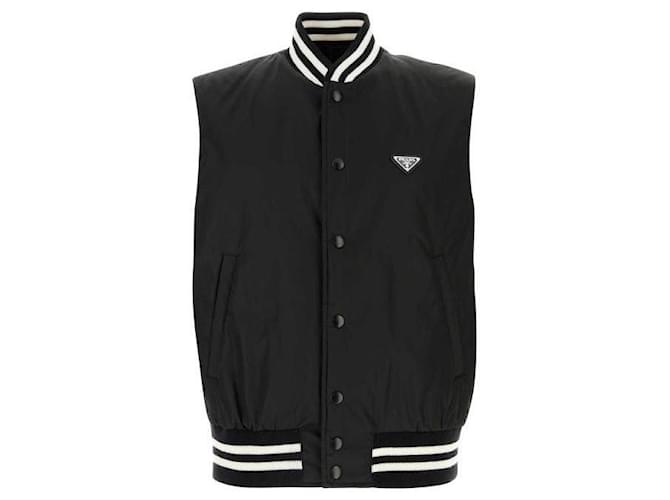 Prada Re-Nylon Weste Schwarz - Ansicht 4