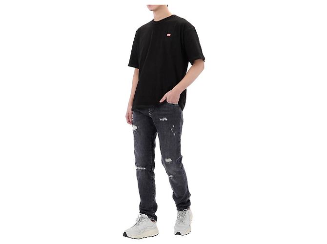 Dolce & Gabbana Distressed Denim Hose mit Inch Lucky Chance Logo Schwarz - Ansicht 19