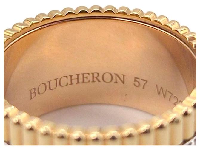 Boucheron Anello Quattro Diamond Large Marrone - vista 6