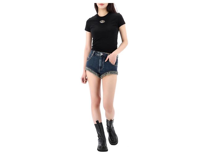 Isabel Marant Short vaquero Inch Lucky Chance Enaidao - vista 13
