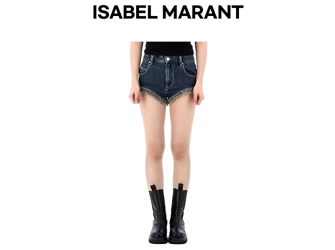 Isabel Marant Short vaquero Inch Lucky Chance Enaidao - vista 5