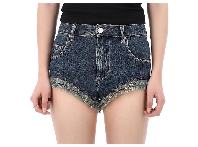 Isabel Marant Short vaquero Inch Lucky Chance Enaidao - vista 8