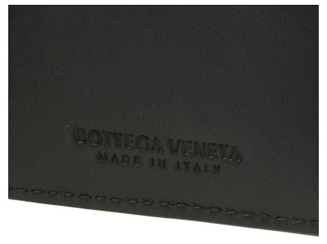 Bottega Veneta Cartera Long Intrecciato Negro - vista 5