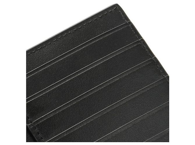 Bottega Veneta Cartera Long Intrecciato Negro - vista 7
