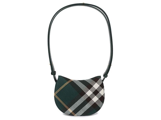 Burberry Mini borsa cavalluccio a dondolo Verde - vista 5
