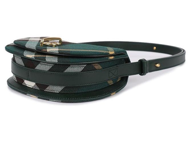 Burberry Mini borsa cavalluccio a dondolo Verde - vista 6