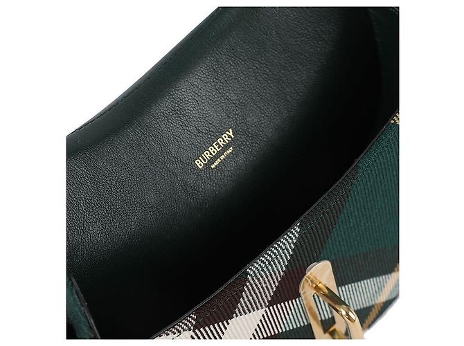 Burberry Mini borsa cavalluccio a dondolo Verde - vista 8