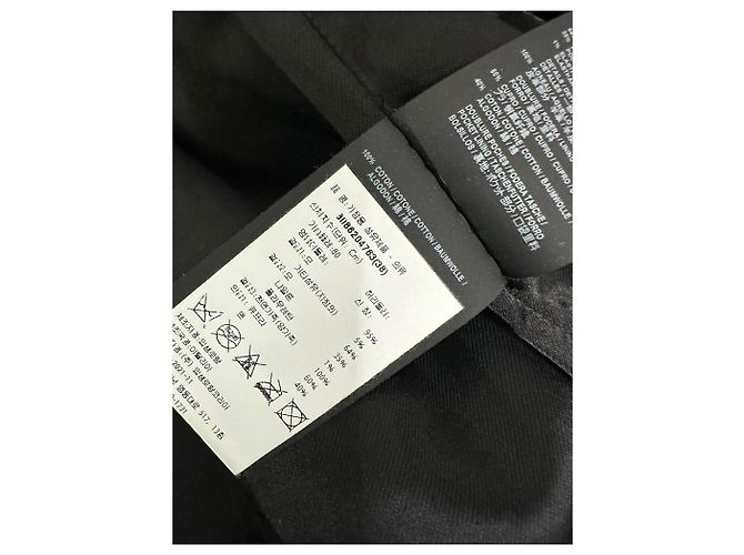 Saint Laurent Leather Panel Pineapple Embroidery Wool Bomber Jacket Silvery - view 7