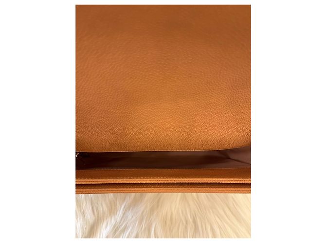 Chanel Borsa con flap a manico superiore e catena Generation Peach Arancione - vista 14