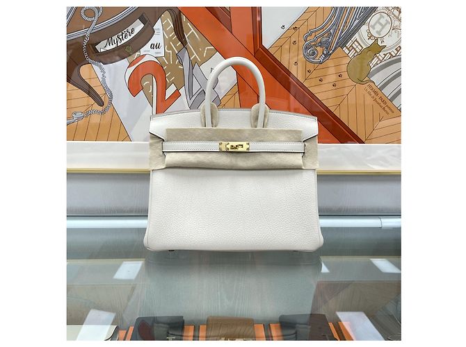 Hermès Birkin Craie Togo Gold Stamp Multicolore - vista 2