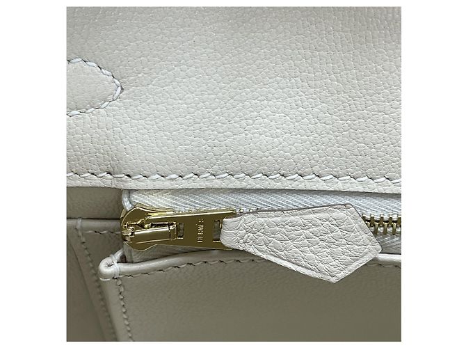Hermès Birkin Craie Togo Gold Stamp Multicolore - vista 9