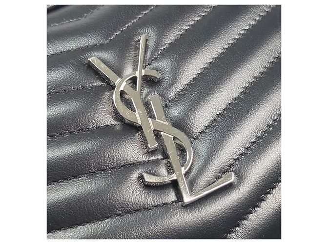 Saint Laurent Borsa camera in pelle trapuntata Nero - vista 10