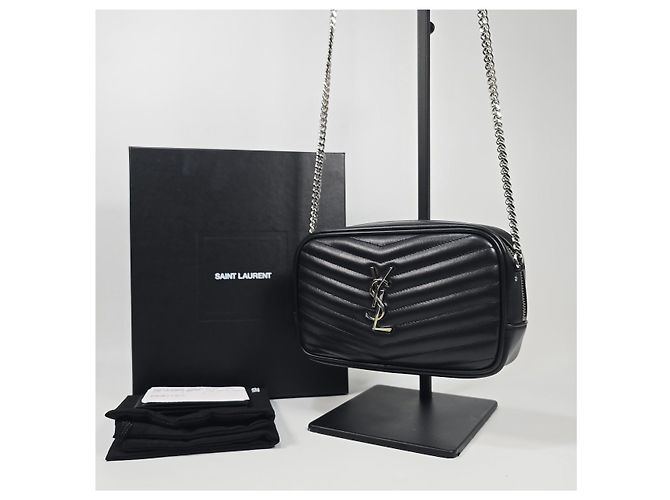 Saint Laurent Borsa camera in pelle trapuntata Nero - vista 2