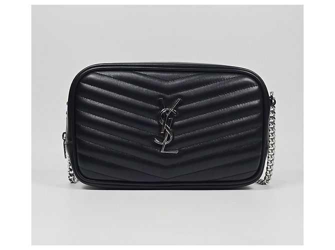 Saint Laurent Borsa camera in pelle trapuntata Nero - vista 3