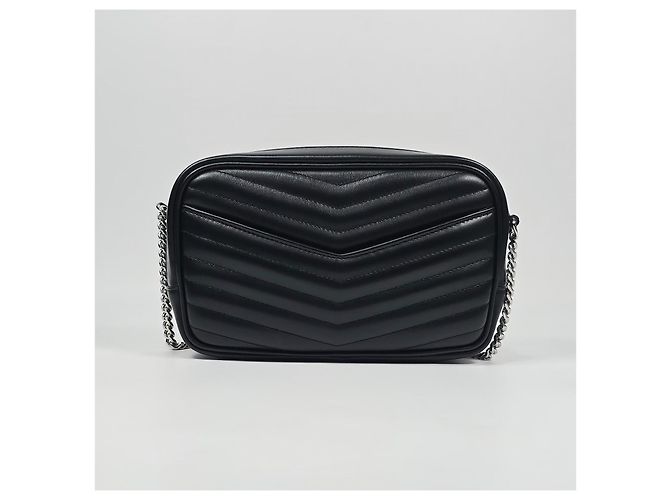 Saint Laurent Borsa camera in pelle trapuntata Nero - vista 4