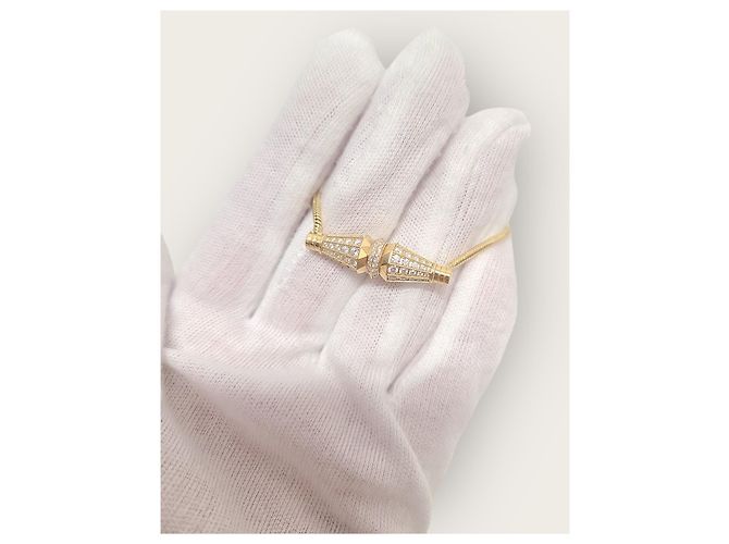 Bracciale Jack de Boucheron in oro con diamanti, single wrap D'oro - vista 3