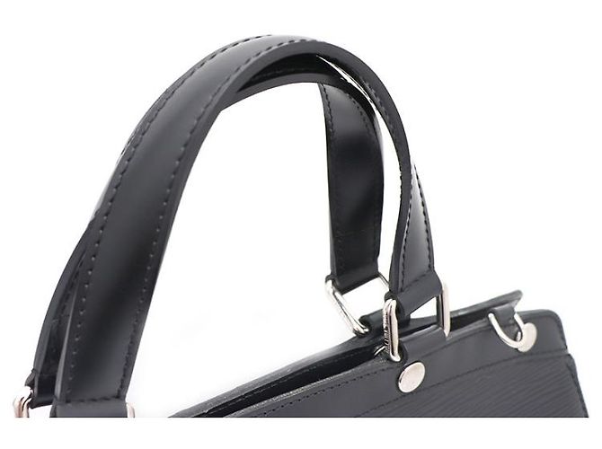 Louis Vuitton Borsa Tote e Borsa a Spalla in Pelle Epi Brea GM Nero - vista 12