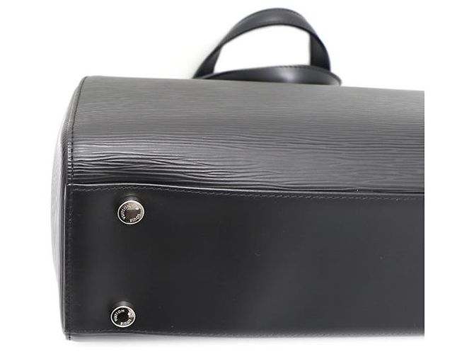 Louis Vuitton Borsa Tote e Borsa a Spalla in Pelle Epi Brea GM Nero - vista 14