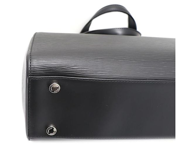 Louis Vuitton Borsa Tote e Borsa a Spalla in Pelle Epi Brea GM Nero - vista 6