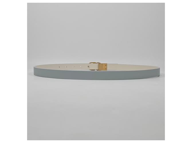 Dior Cinturón reversible de cuero saddle Azul - vista 4