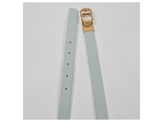 Dior Cinturón reversible de cuero saddle Azul - vista 7