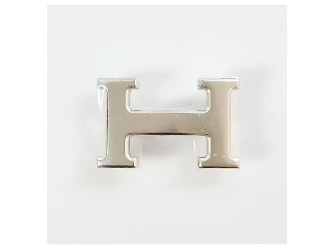 Hermès Reversible Men's Leather Belt with Buckle Silver Noir Bleu Silvery - view 9