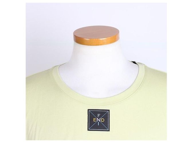 Fendi Green Jersey T-Shirt XL Grün - Ansicht 5